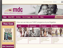 Tablet Screenshot of mdc-hope.org